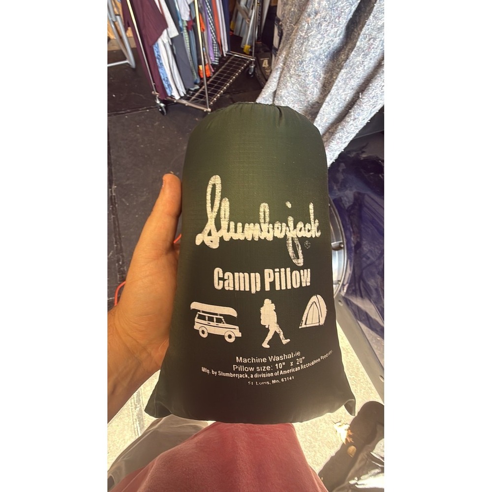 Slumberjack Camp Pillow